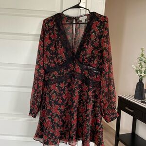Topshop Rose Lace Dress
